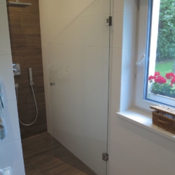 Szklane drzwi do prysznica